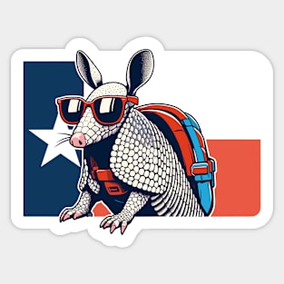 Armadillo - Texas Wildlife Sticker